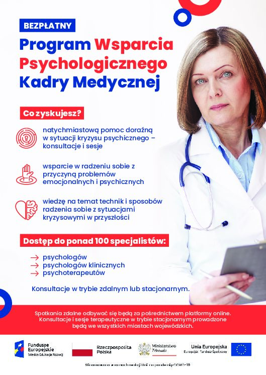 Program wsparcia psychologicznego kadry medycznej